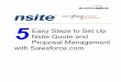 5 Easy Steps to Set Up Nsite Quote and Proposal Management 