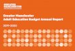 Greater Manchester Adult Education Budget Annual Report 
