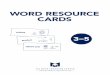 Bridges Word Resource Cards 3-5 - Weebly