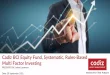 Cadiz BCI Equity Fund, Systematic, Rules-Based Multi 