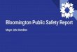 Bloomington Public Safety Report