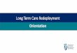Long Term Care Redeployment