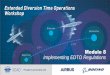 EDTO Module 8 - Implementing EDTO Regulations
