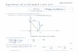 Equation of a Straight Line (H)