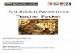 Amphibian Awareness Teacher Packet