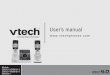 User’s manual - VTech Phones USA