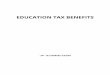 EDUCATION TAX BENEFITS