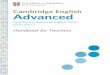 Advanced Handbook for Teachers - Cambridge English