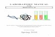 Laboratory Manual - Faculty / Staff Web Pages - Gavilan College