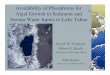 Availability of Phosphorus for Algal Growth in Sediment and Stream