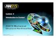 ANSYS Mechanical ANSYS Mechanical Structural - Inside Mines