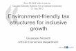 Environment-friendly tax structures for inclusive growth by - IMF