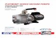 Platinum Series Vacuum Pumps - JB Industries, Inc
