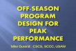 Off-Season Program Design for Peak Performance - WIAA