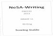 2013 NeSA Writing Grade 11 Scoring Sample - Nebraska
