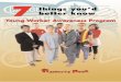 YWAP Resource Book - Young Worker Awareness Program