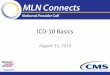 CMS ICD-10 Basics - Centers for Medicare & Medicaid Services