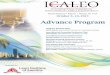 ICALEO 2013 Advance Program