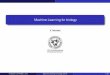 Machine Learning for biology - univ-rennes1.fr