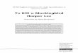 To Kill a Mockingbird Teaching resource sheets - Pearson Schools