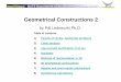 Geometrical Constructions 2