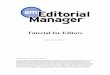 Tutorial for Editors - Editorial Manager
