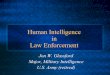 Human Intelligence in Law Enforcement - spiaa