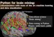 Python for brain mining: