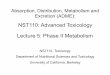 NST110: Advanced Toxicology Lecture 5: Phase II Metabolism