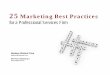 25 MARKETING BEST PRACTICES for Professional Service Firms