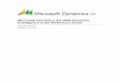 Microsoft Dynamics AX 2009 Business Intelligence Cube Reference Guide