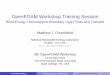 OpenFOAM Workshop Training Session