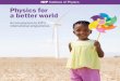 Physics for a Better World brochure (PDF, 2 MB) - Institute of Physics