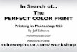 Printing in Photoshop - Jeff Schewe