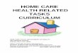 Home Care Health Related Tasks Curriculum - New York State