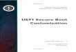 UEFI Secure Boot Customization - U.S. Department of Defense