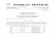 PUBLIC NOTICE - FCC: Wireless Telecommunications Bureau