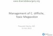 Management of C. difficile, Toxic Megacolon