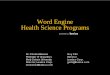 Word Engine Health Science Programs - June 2008