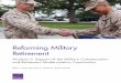 Reforming Military Retirement - RAND Corporation