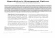Hyperhidrosis: Management Options