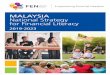 MALAYSIA National Strategy for Financial Literacy