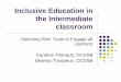 Inclusive Education in the Intermediate classroom