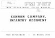 CANNON COMPANY, INFANTRY REGIMENT - Ibiblio