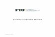 Faculty Credential Manual - FIU: Office of Planning & Institutional