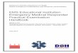 EMS Educational Institution Emergency Medical Responder - DoH