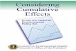 Considering Cumulative Effects Under NEPA - U.S. Department of