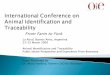 OIE International Conference on Animal Identification and Traceability