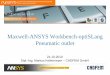 Maxwell-ANSYS Workbench-optiSLang Pneumatic - Dynardo GmbH