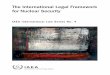 The International Legal Framework for Nuclear Security - Publications